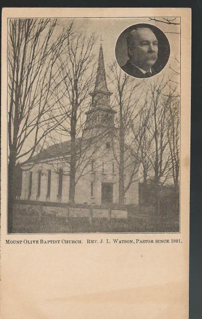 Mount Olive Baptist Church 1891
