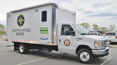 Picture of the Navigating Hope Mobile Van