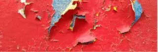 peeling paint