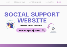 We have a social support website