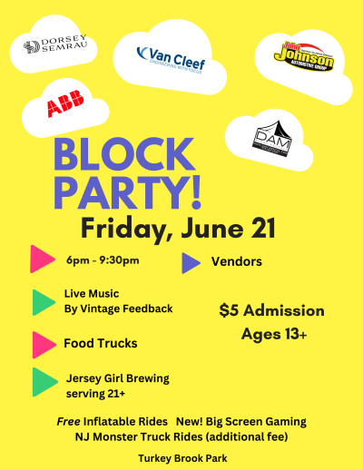 block party flyer